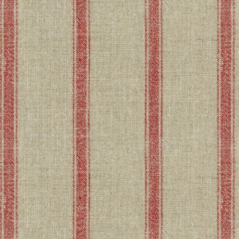 Angus Stripe Nordic Red Upholstery Fabric