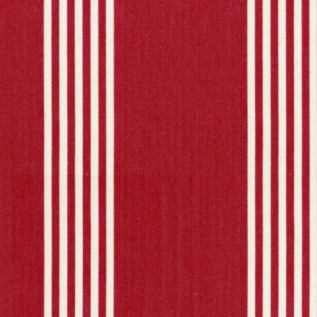Ian Mankin The Peony and Pink Collection Oxford Stripe Peony