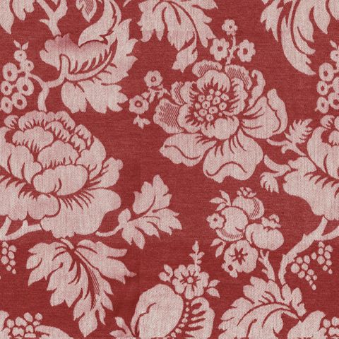 Wildflower Red Upholstery Fabric