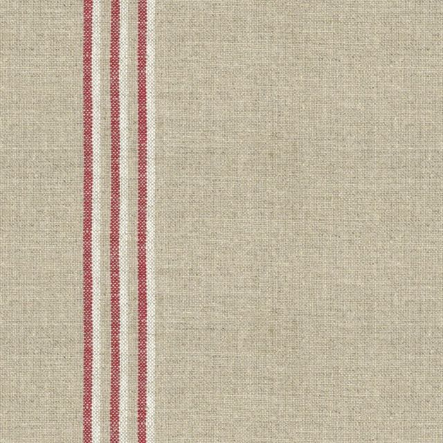 Grain Stripe Nordic Peony Upholstery Fabric