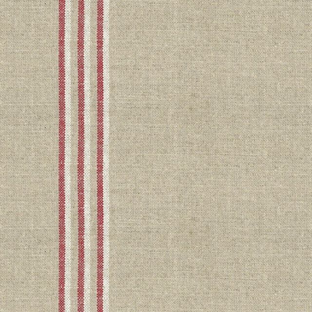 Ian Mankin The Peony and Pink Collection Grain Stripe Nordic Peony