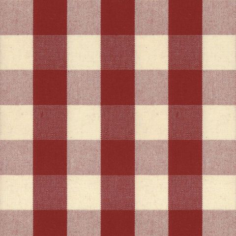 Suffolk Check Large Peony Upholstery Fabric