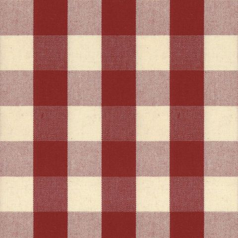 Suffolk Check Large Peony Upholstery Fabric