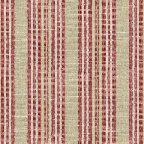 Ian Mankin The Peony and Pink Collection Jura Stripe Peony Made To Measure Roman Blind