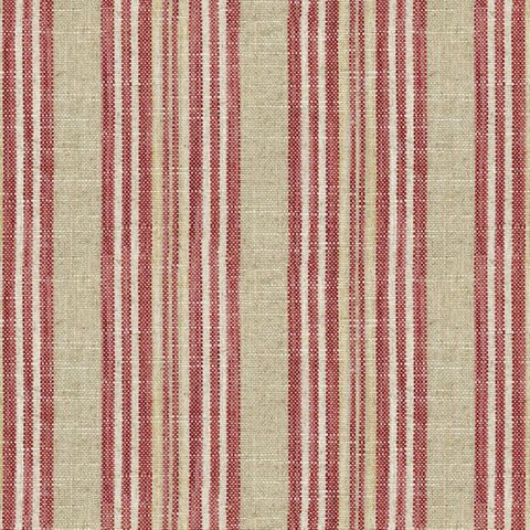 Jura Stripe Peony Upholstery Fabric