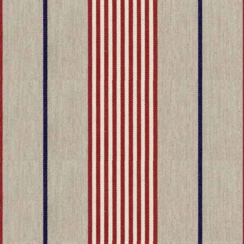 Vintage Stripe 2 Peony Upholstery Fabric
