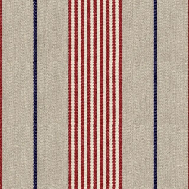 Ian Mankin The Peony and Pink Collection Vintage Stripe 2 Peony