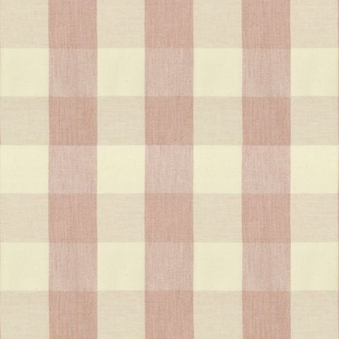 Suffolk Check Large Pink Upholstery Fabric