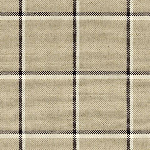 Skye Check Charcoal Upholstery Fabric