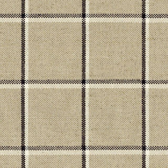 Ian Mankin The Charcoal and Grey Collection Skye Check Charcoal