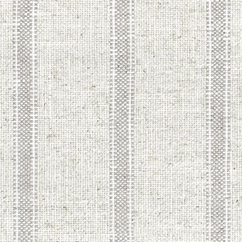 Forfar Stripe Mid Grey Upholstery Fabric
