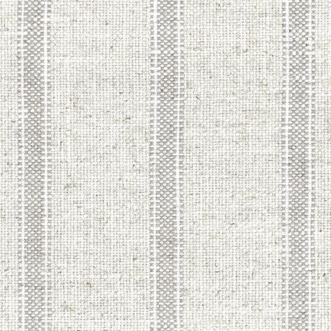 Forfar Stripe Mid Grey Upholstery Fabric