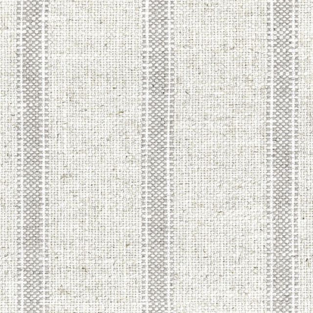 Ian Mankin The Charcoal and Grey Collection Forfar Stripe Mid Grey