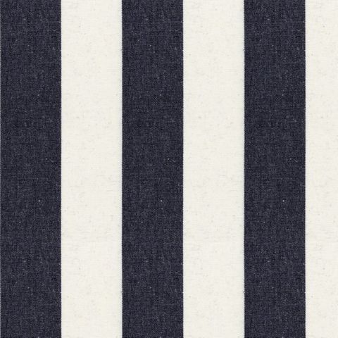 Devon Stripe Black Upholstery Fabric
