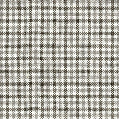 Nairn Check Grey Upholstery Fabric