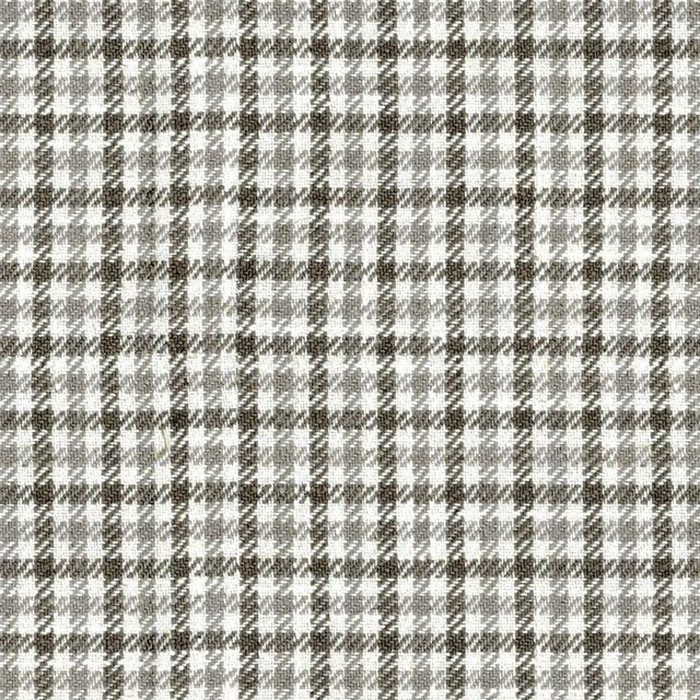 Ian Mankin The Charcoal and Grey Collection Nairn Check Grey Upholstery Fabric