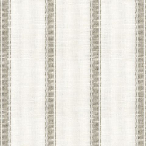 Angus Stripe Flax Upholstery Fabric