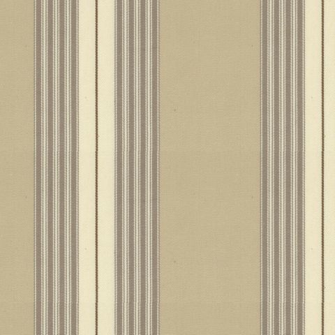 Ian Mankin The Ivory and Natural Collection Panama Stripe Putty/Cream Made To Measure Roman Blind
