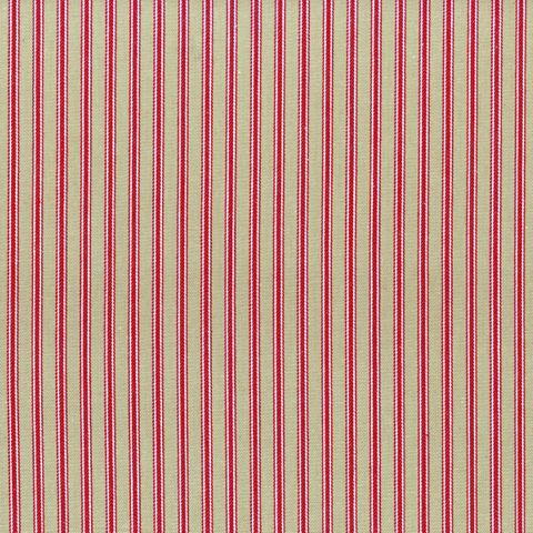 Ticking Stripe 1 Antique Peony Upholstery Fabric