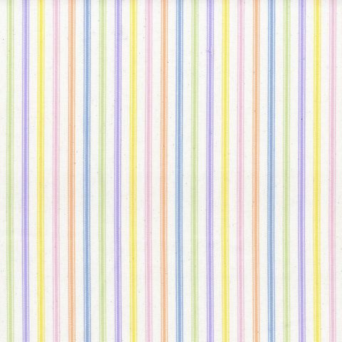 Ticking Stripe 1 Tutti Frutti Upholstery Fabric