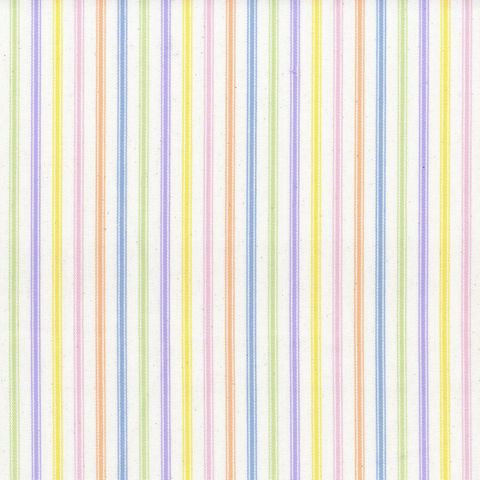 Ticking Stripe 1 Tutti Frutti Upholstery Fabric