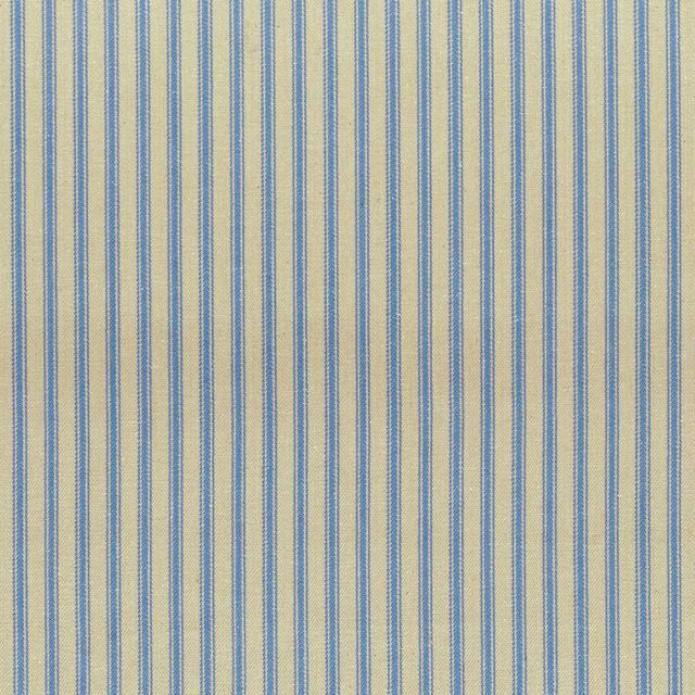 Ian Mankin The Ticking Archive - One Ticking Stripe 1 Rustic Petrol Blue