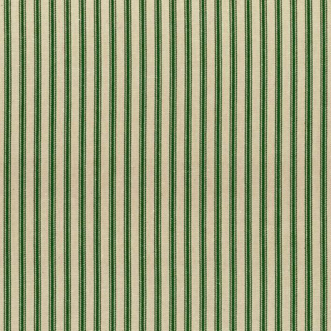 Ian Mankin The Ticking Archive - One Ticking Stripe 1 Rustic Spruce Made To Measure Roman Blind