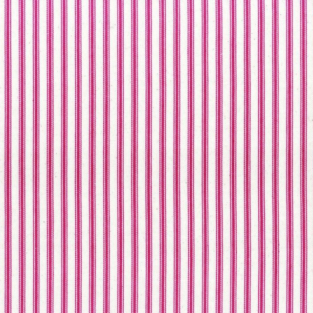 Ian Mankin The Ticking Archive - One Ticking Stripe 1 Cerise