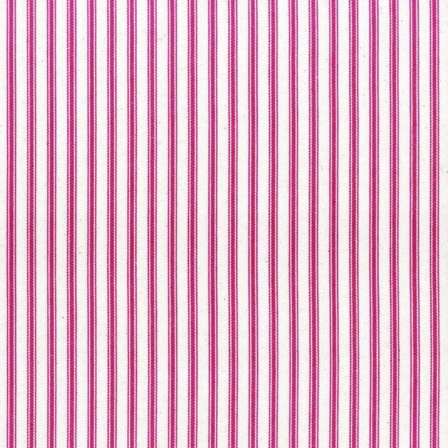 Ticking Stripe 1 Cerise