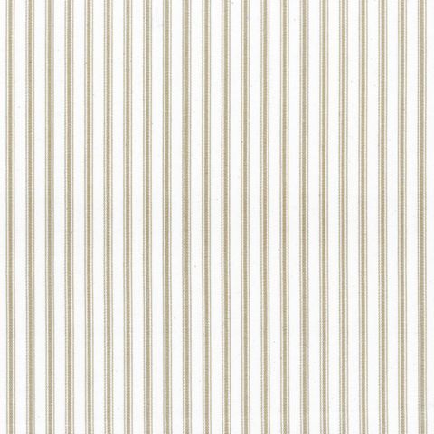 Ticking Stripe 1 Oatmeal Upholstery Fabric