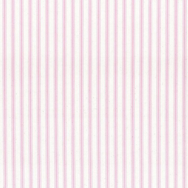 Ian Mankin The Ticking Archive - One Ticking Stripe 1 Rose