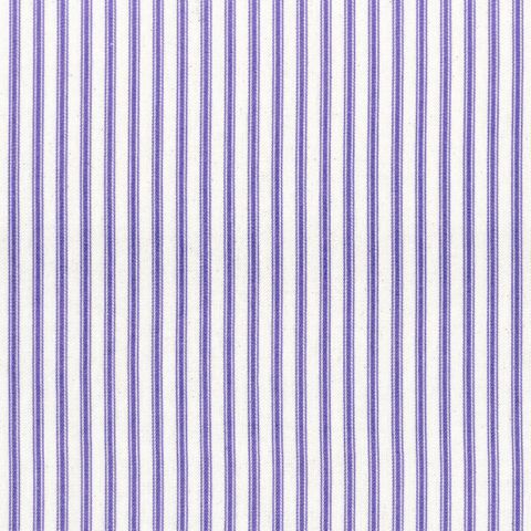 Ticking Stripe 1 Violet Upholstery Fabric