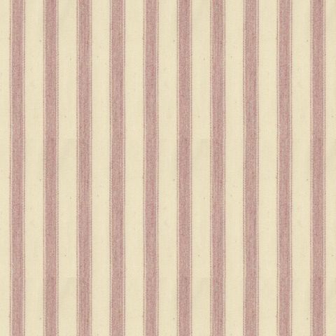 Ticking Stripe 2 Pink Upholstery Fabric