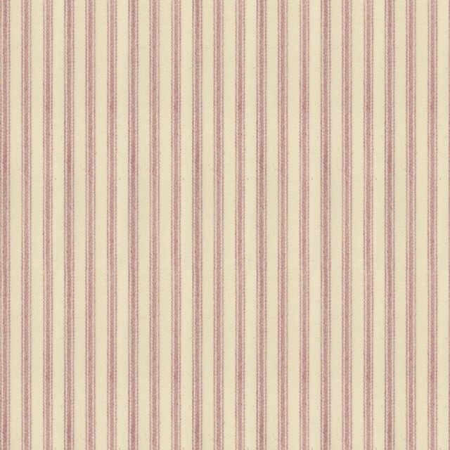 Ian Mankin The Peony and Pink Collection Ticking Stripe 1 Pink