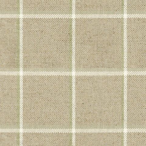 Ian Mankin The Sage and Mint Collection Skye Check Sage Fabric