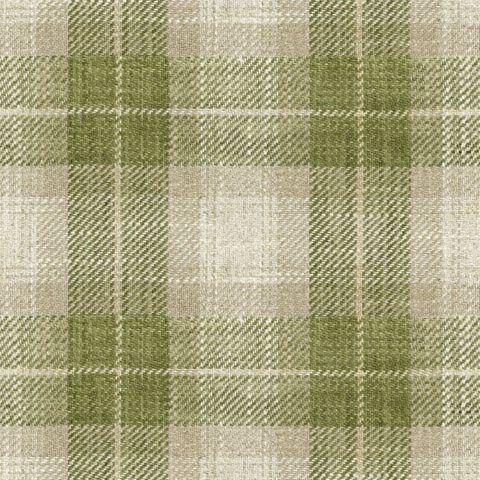 Kintyre Check Sage Upholstery Fabric