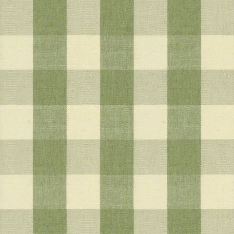 Suffolk Check Large Sage Upholstery Fabric