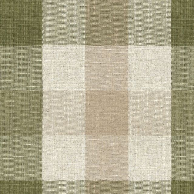 Ian Mankin The Sage and Mint Collection Oban Check Sage Upholstery Fabric