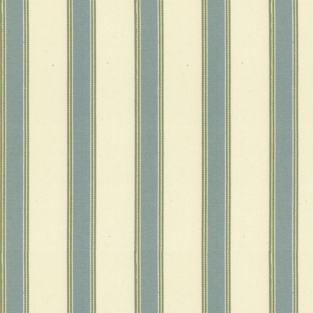 Ian Mankin The Sage and Mint Collection Blazer Stripe Seagreen/Sage Upholstery Fabric