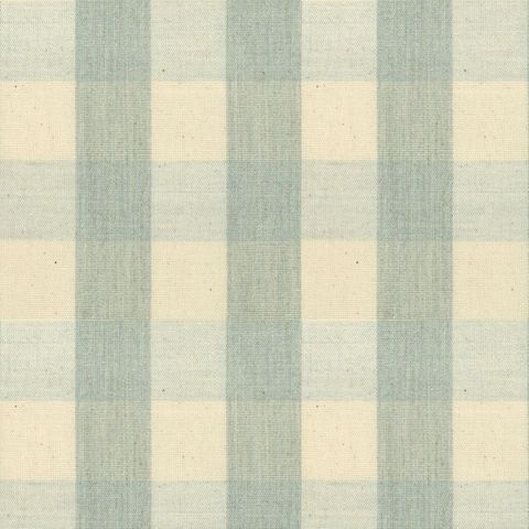 Suffolk Check Large Mint Upholstery Fabric