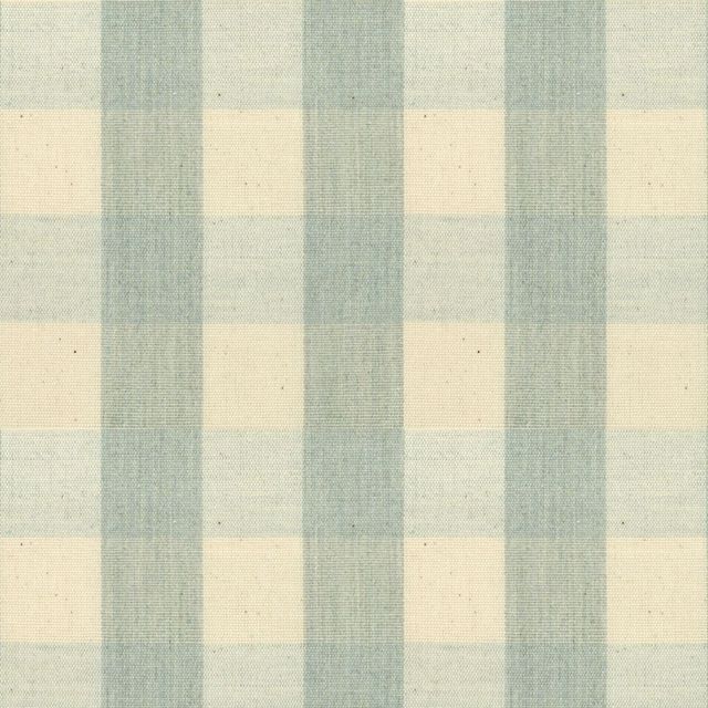Ian Mankin The Sage and Mint Collection Suffolk Check Large Mint Upholstery Fabric