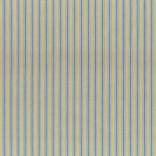 Ian Mankin The Ticking Archive - One Ticking Stripe 1 Antique Iris Upholstery Fabric