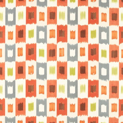 Shiruku Paprika/Sketched/Nectar Upholstery Fabric