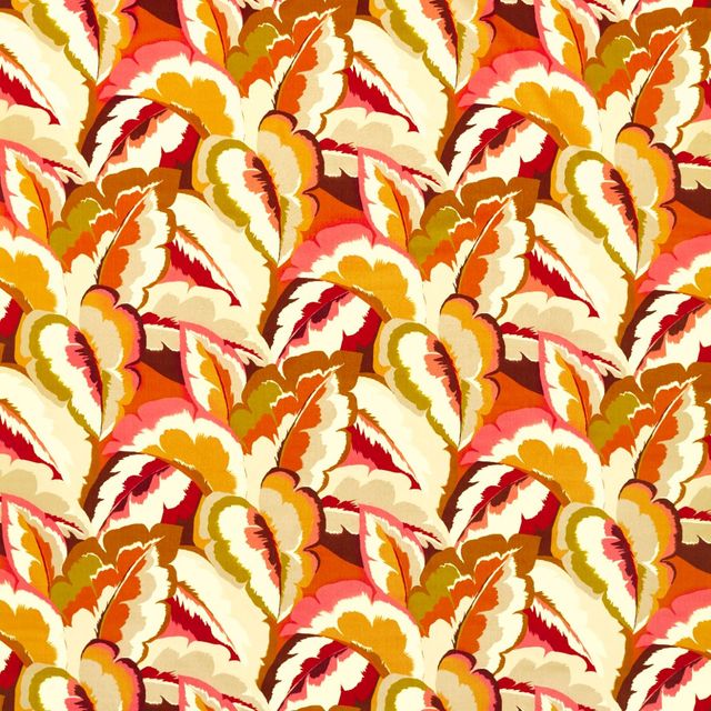 Harlequin Colour 3 Fabrics Calathea Velvet Amber Light/Brazilian Rosewood/Pomegranate/Shiitake