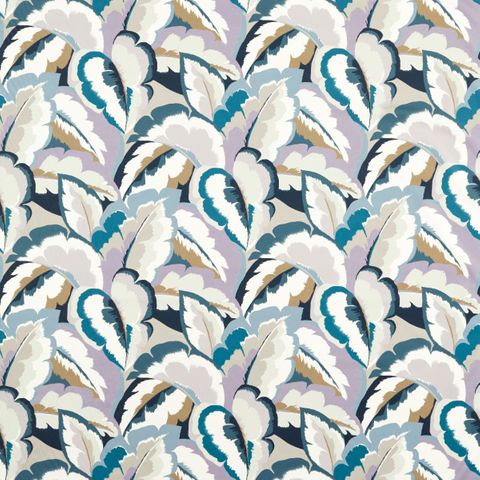 Calathea Cornflower/Azul/Shiitake/Wild Water Upholstery Fabric