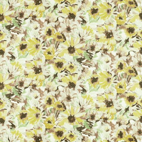 Helianthus Sunflower/Grass/Awakening Upholstery Fabric