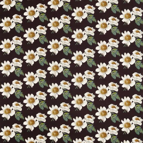 Paeonia Black Earth/Fig Leaf/Nectar Upholstery Fabric