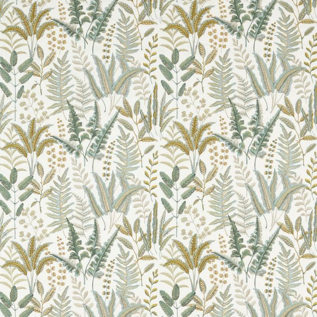 Clarke and Clarke Marianne Fabric BRACKEN GLADE EMB