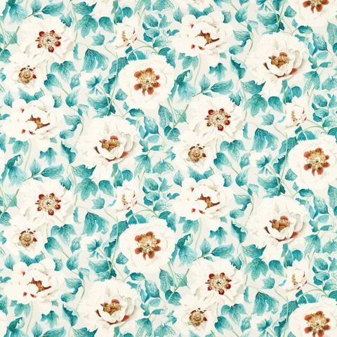 Florent Hempseed/ Lagoon/Rosehip Upholstery Fabric