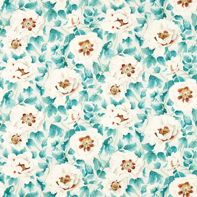 Harlequin Colour 4 Fabrics Florent Hempseed/ Lagoon/Rosehip